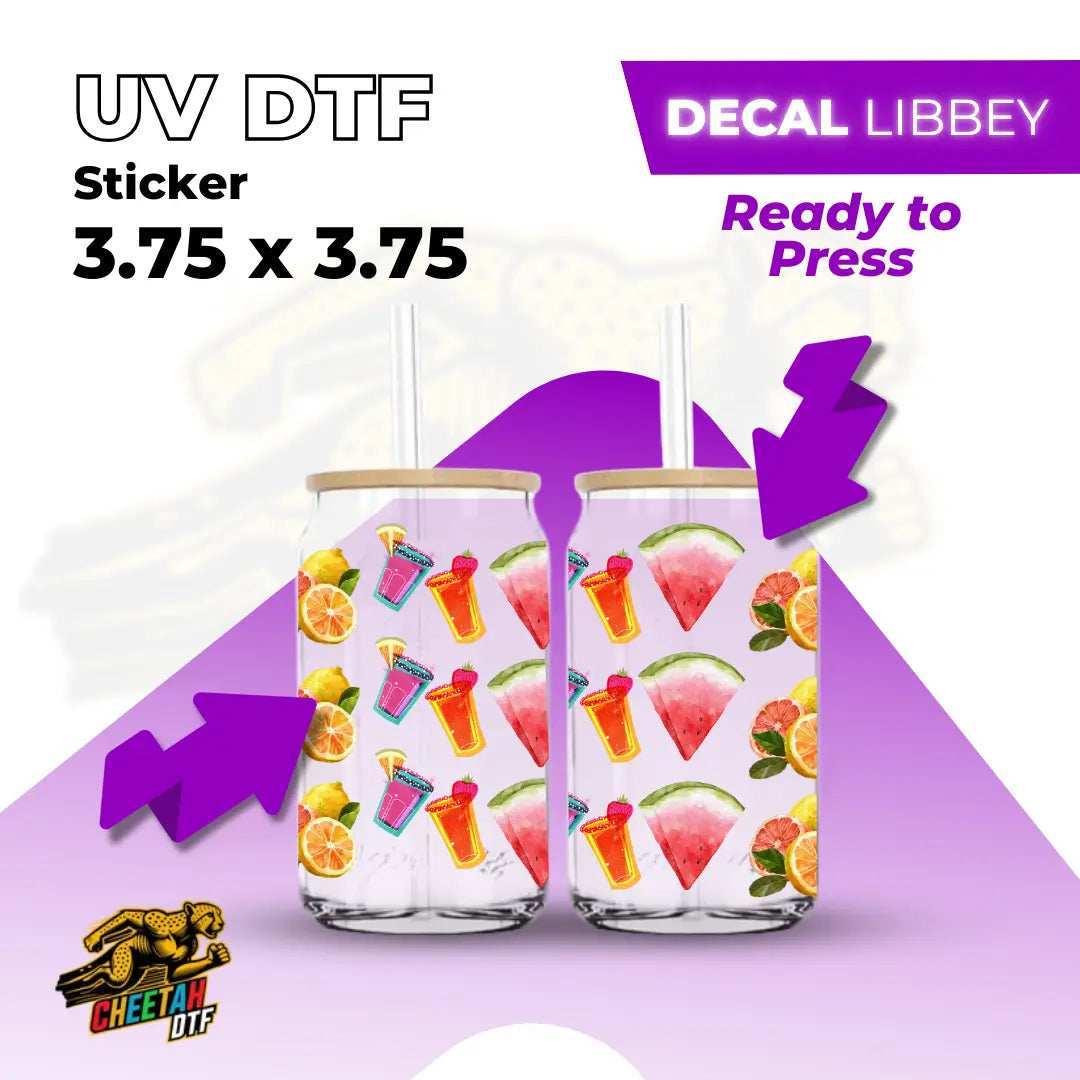 UV DTF Sticker Transfers by Size