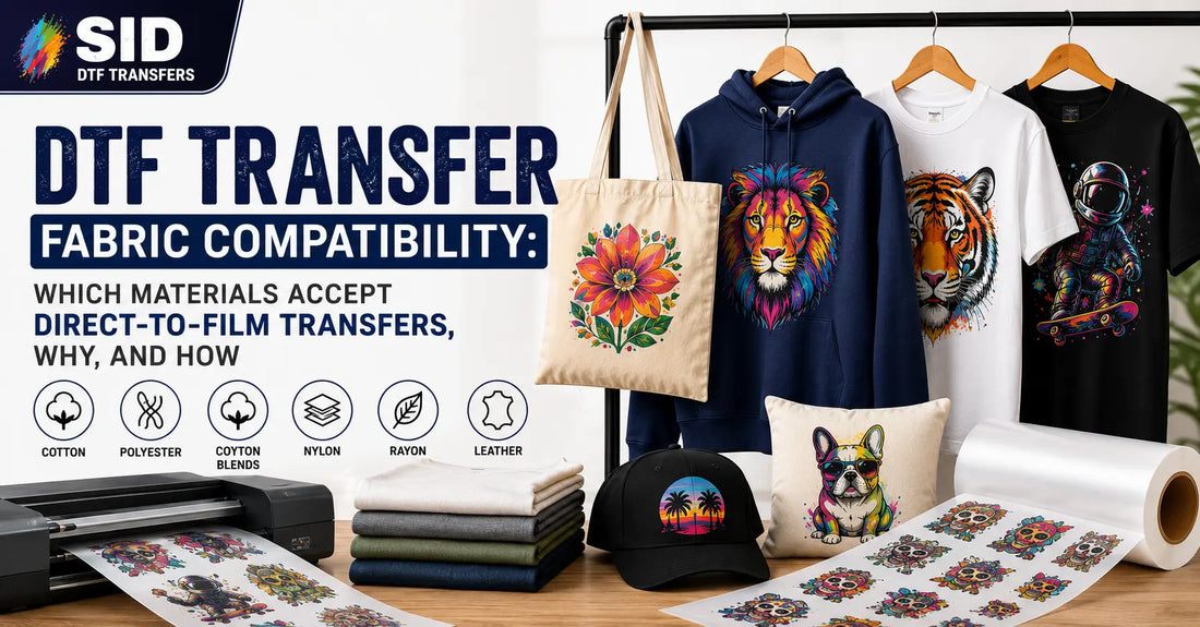 DTF Transfer Fabric Compatibility: Which Materials Accept Direct-to-Film Transfers, Why, and How