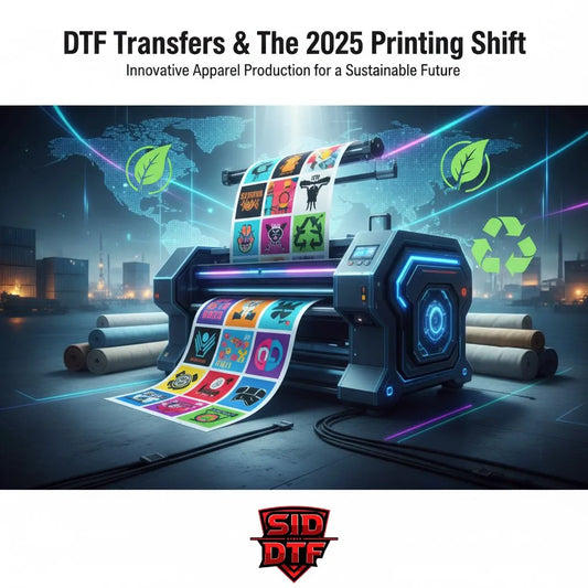 DTF Transfers & the 2025 Printing Industry Shift How Tariffs and Sustainability Are Shaping the Future of Apparel Printing