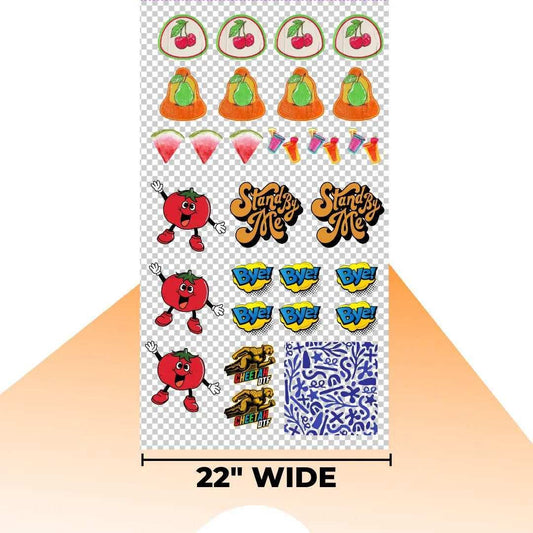 UV DTF Sticker Gang Sheet Builder
