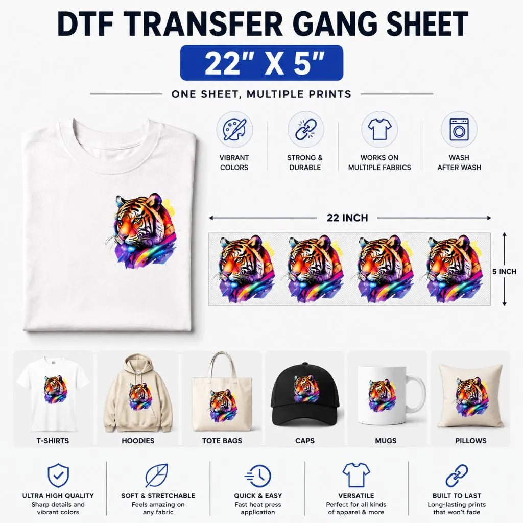 Custom DTF Gang Sheets - Upload a Pre-Made Sheet