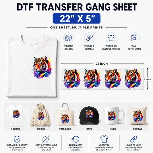 Custom DTF Gang Sheet- Upload a Pre-Made Sheets
