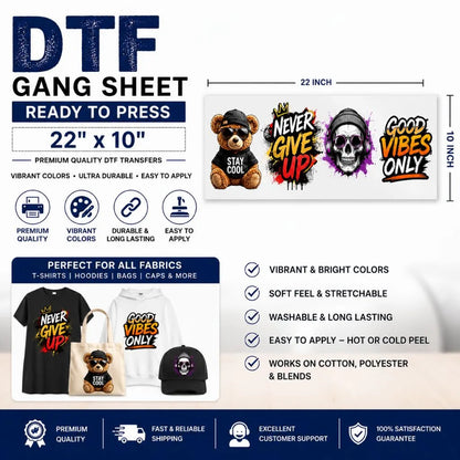 Custom DTF Gang Sheets - Upload a Pre-Made Sheet