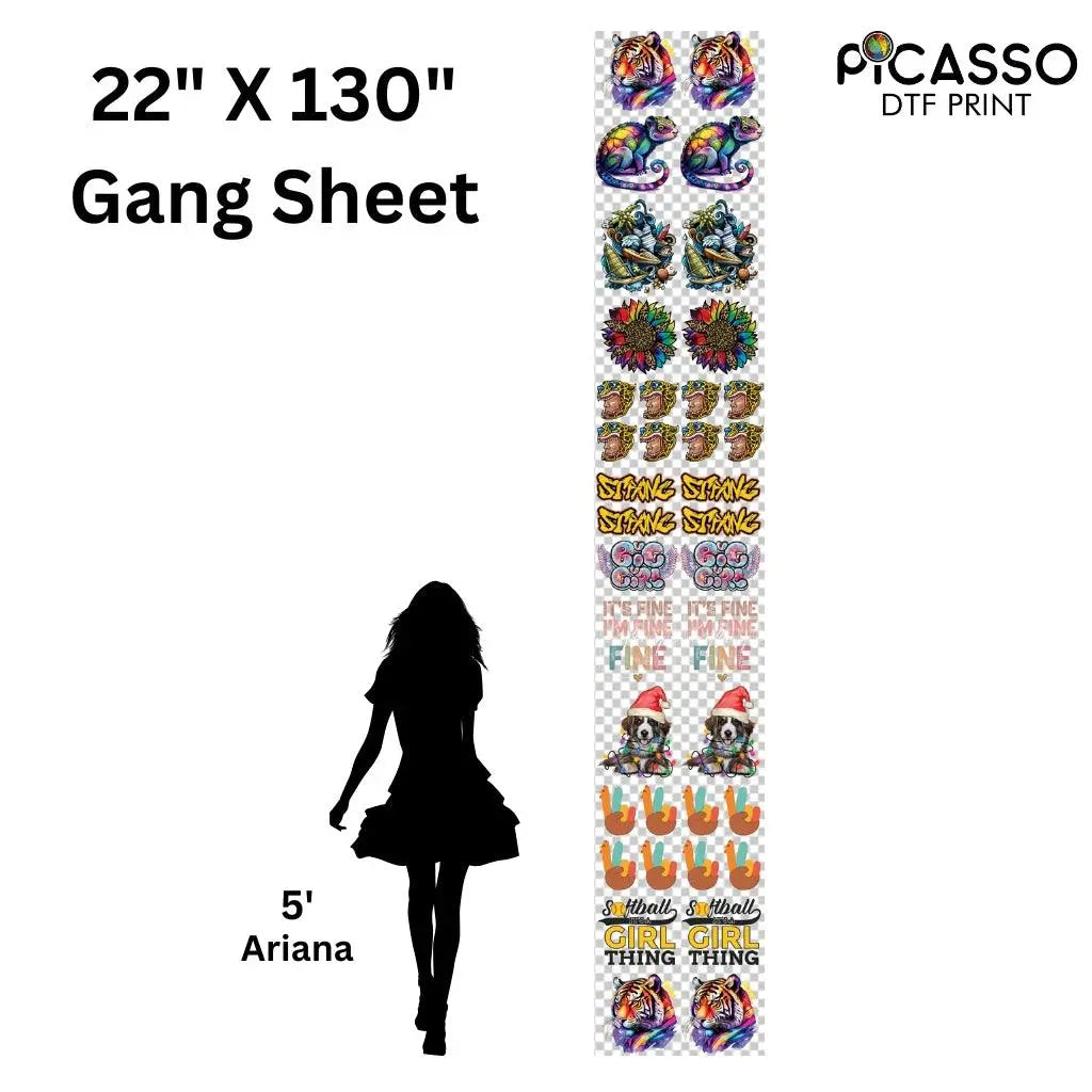 Custom Gang Sheet DTF - Upload a Pre-Made Sheet