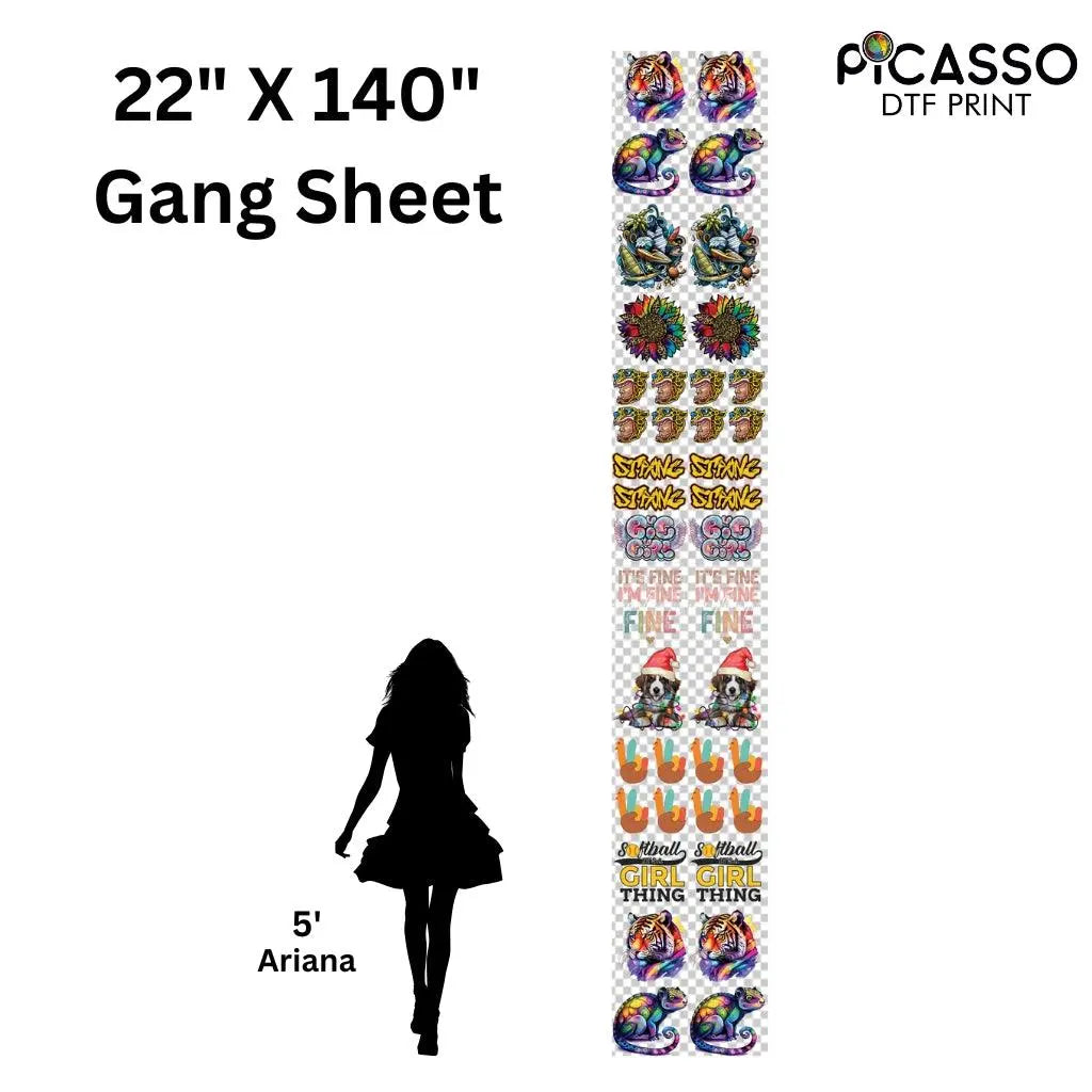 Custom DTF Gang Sheets - Upload a Pre-Made Sheet