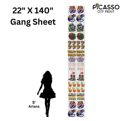 Custom Gang Sheet DTF - Upload a Pre-Made Sheet