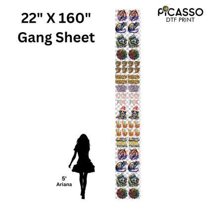 Custom Gang Sheet DTF - Upload a Pre-Made Sheet