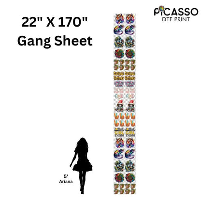 Custom Gang Sheet DTF - Upload a Pre-Made Sheet