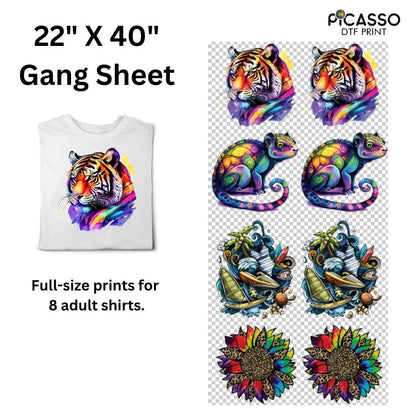 Custom Gang Sheet DTF - Upload a Pre-Made Sheet