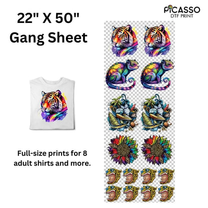 Custom Gang Sheet DTF - Upload a Pre-Made Sheet