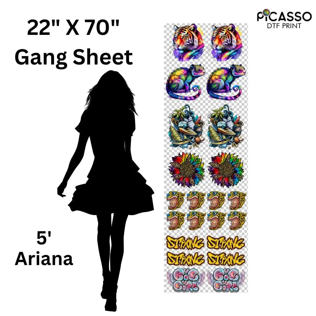 Custom Gang Sheet DTF - Upload a Pre-Made Sheet