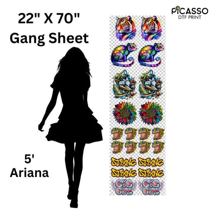 Custom Gang Sheet DTF - Upload a Pre-Made Sheet