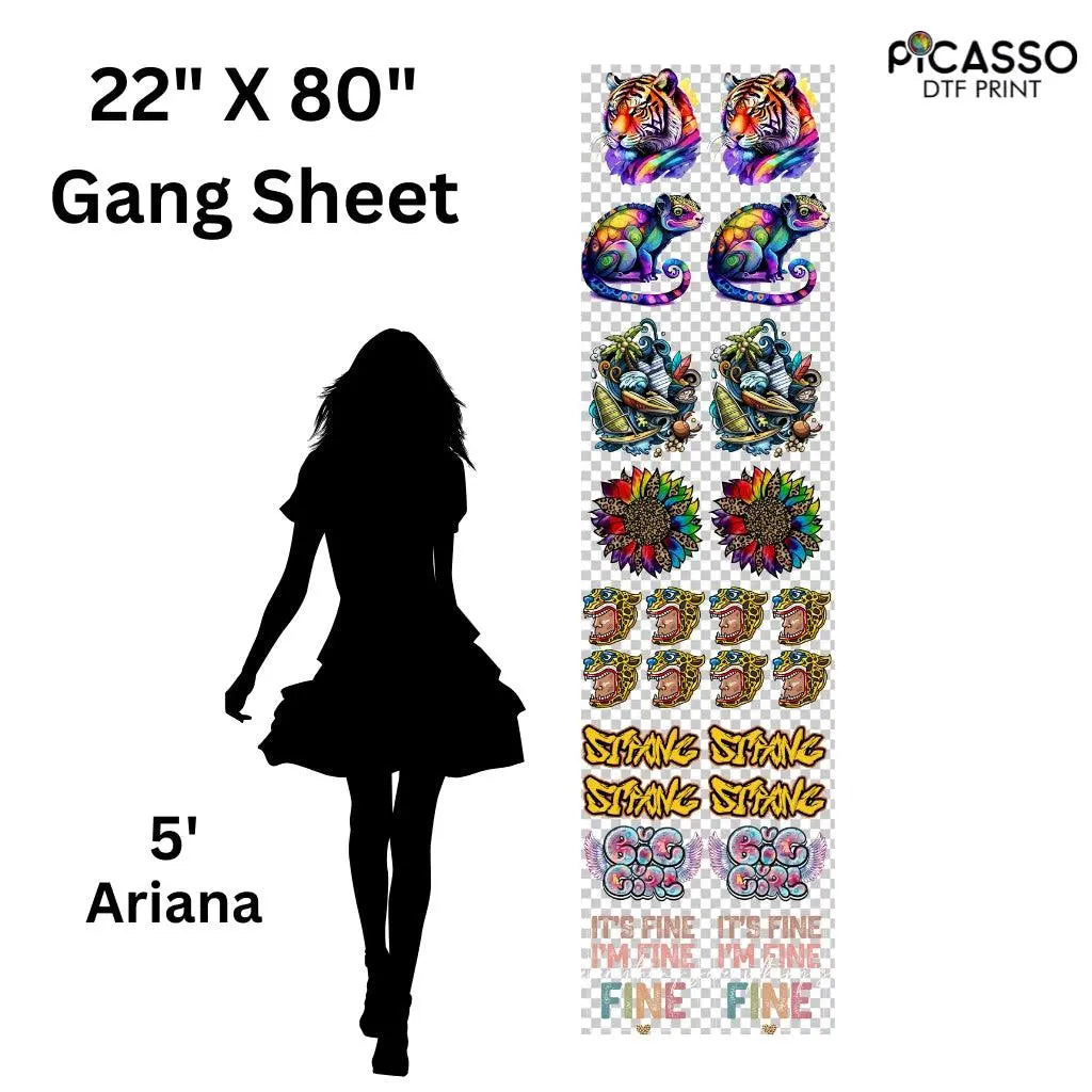Custom Gang Sheet DTF - Upload a Pre-Made Sheet