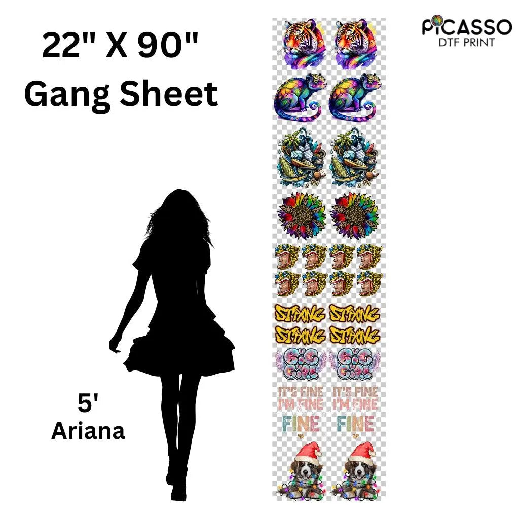 Custom Gang Sheet DTF - Upload a Pre-Made Sheet
