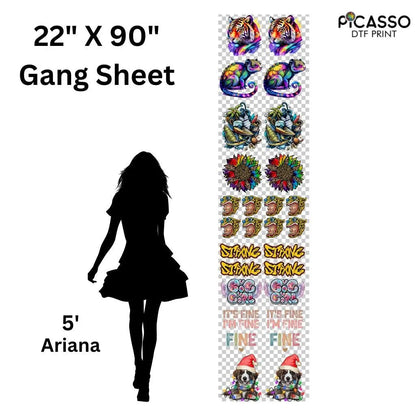 Custom Gang Sheet DTF - Upload a Pre-Made Sheet