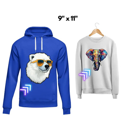 DTF Transfers Custom Size